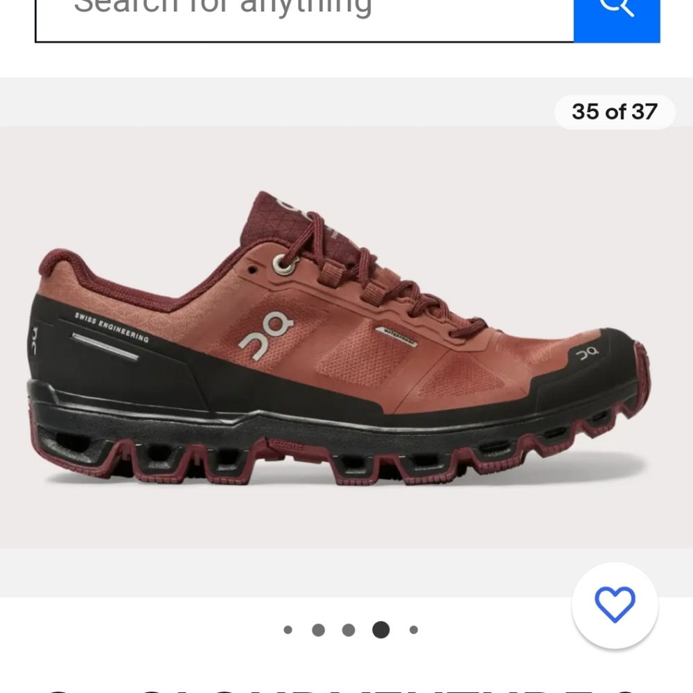 On Cloud Waterproof Womans Running Shoes